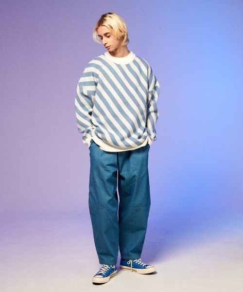 「rehacer」 長袖ニット SMALL ブラック メンズ_画像5