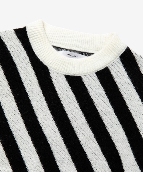 「rehacer」 長袖ニット SMALL ブラック メンズ_画像6