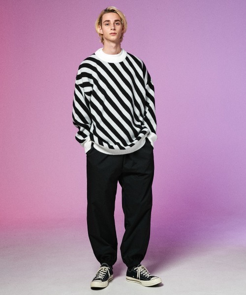 「rehacer」 長袖ニット SMALL ブラック メンズ_画像8