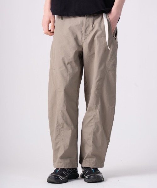 ワイドパンツ パンツ rehacer :  CORDURA Wide Leg Pants / コーデュラ ワイド レッグ パンツ メンズの画像