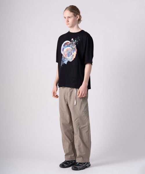 ワイドパンツ パンツ rehacer :  CORDURA Wide Leg Pants / コーデュラ ワイド レッグ パンツ メンズの画像