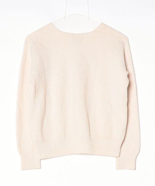 「VONDEL」 長袖ニット S ベージュ レディース_画像2