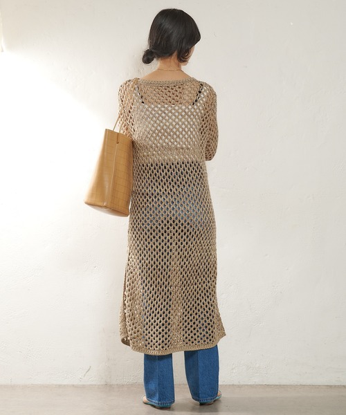 「SHENERY」 ニットワンピース FREE ベージュ レディース_画像3