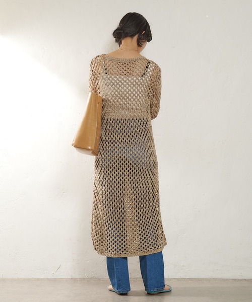 「SHENERY」 ニットワンピース FREE ベージュ レディース_画像5