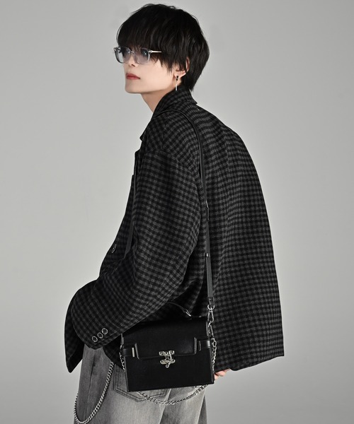 「ADRER」 テーラードジャケット X-SMALL ブラック メンズ_画像9