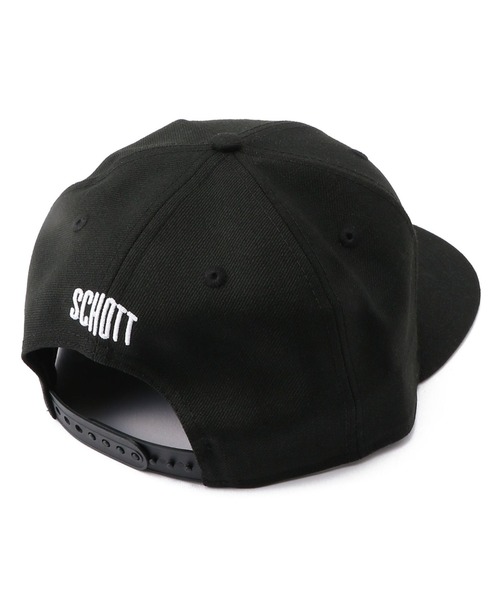 NEW ERA（ニューエラ） キャップ「schottコラボ」 F ブラック メンズ