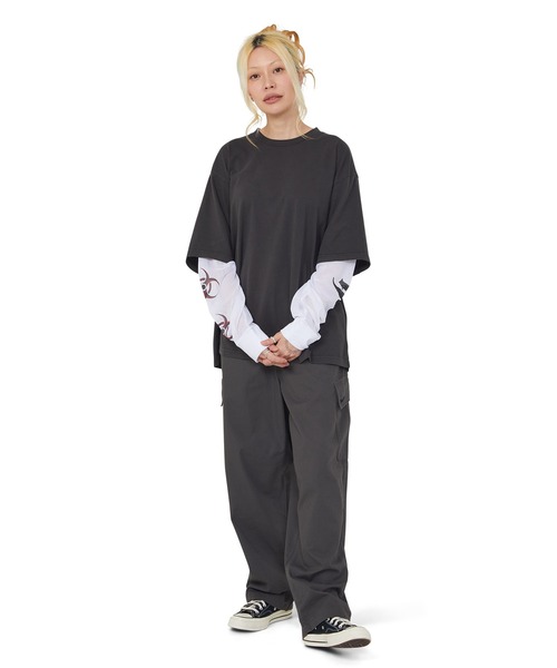HUF（ハフ） tシャツ LEON LS DOUBLE LAYER TOP メンズ レディース