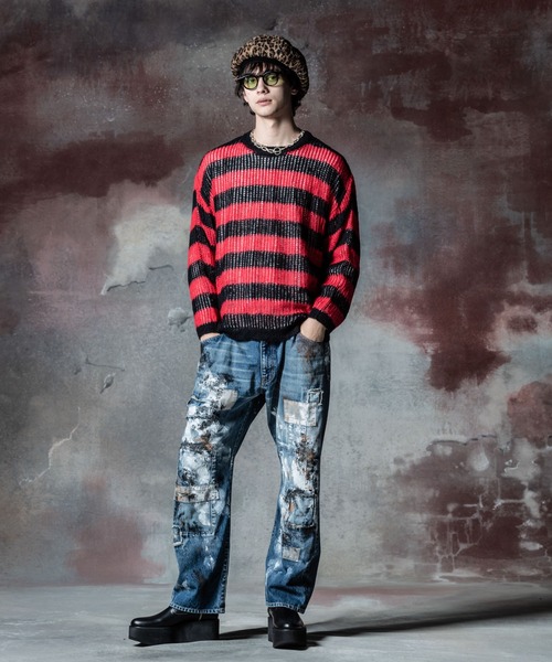 glamb（グラム） 長袖ニット S レッド メンズ : ZOZOTOWN Yahoo!店