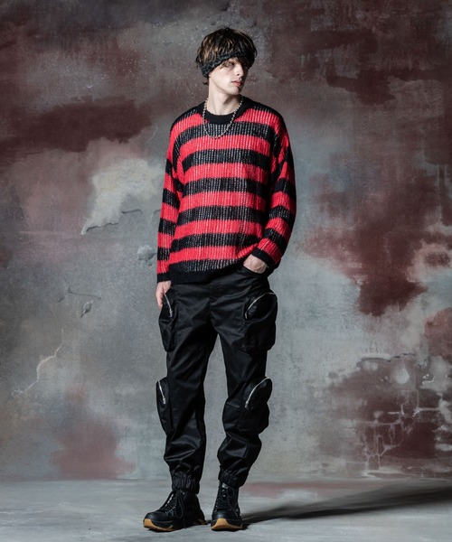 glamb（グラム） 長袖ニット S レッド メンズ : ZOZOTOWN Yahoo!店