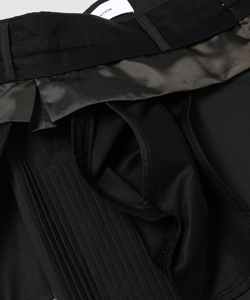 ワイドパンツ パンツ PLEATED PANEL PANTS メンズの画像