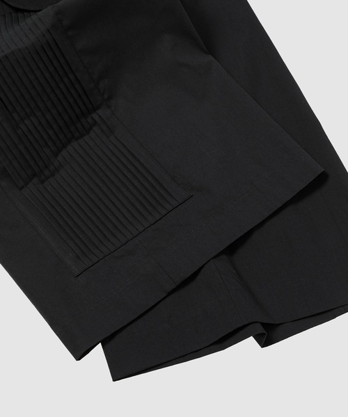ワイドパンツ パンツ PLEATED PANEL PANTS メンズの画像