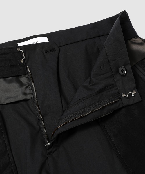 ワイドパンツ パンツ PLEATED PANEL PANTS メンズの画像