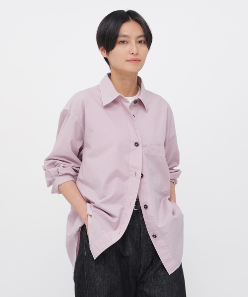 MHL.（エムエイチエル） ブラウス シャツ ORGANIC COTTON SHIRTING