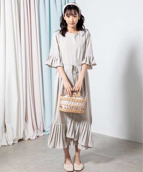 「MILLION CARATS」 長袖ワンピース FREE ブラック レディース_画像6