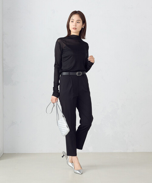 「COMME CA ISM」 長袖カットソー MEDIUM オフホワイト レディース_画像6