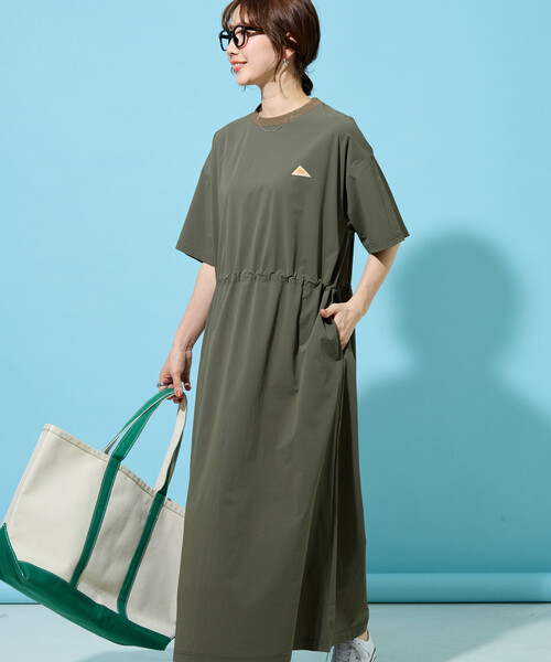 ワンピース 限定展開 KELTY × FREAK'S STORE/ケルティ 別注 4wayストレッチ ウエストドローコード ワンピース（吸水速乾）の画像