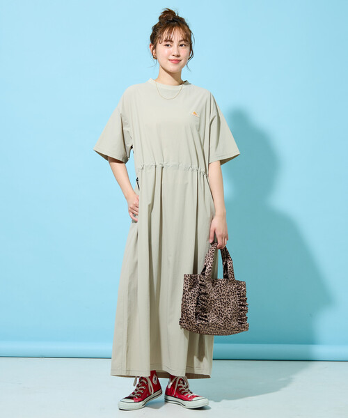 ワンピース 限定展開 KELTY × FREAK'S STORE/ケルティ 別注 4wayストレッチ ウエストドローコード ワンピース（吸水速乾）の画像