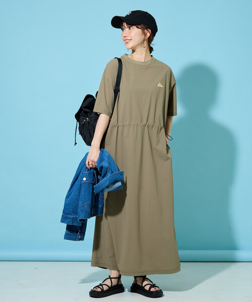 ワンピース 限定展開 KELTY × FREAK'S STORE/ケルティ 別注 4wayストレッチ ウエストドローコード ワンピース（吸水速乾）の画像