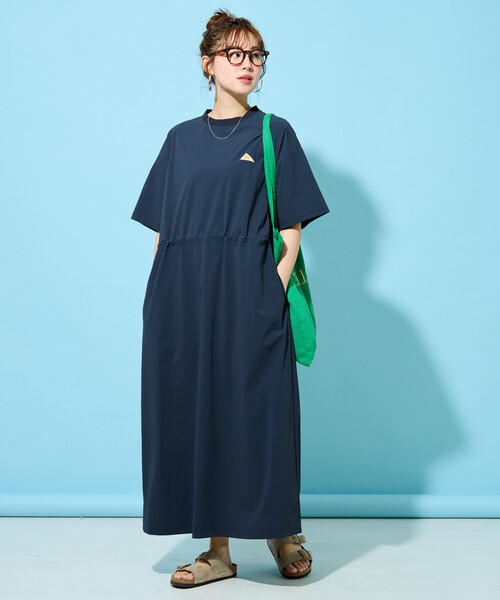 ワンピース 限定展開 KELTY × FREAK'S STORE/ケルティ 別注 4wayストレッチ ウエストドローコード ワンピース（吸水速乾）の画像