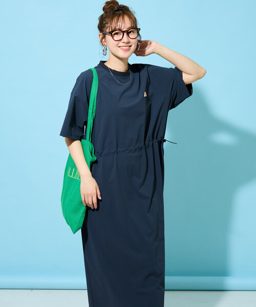 ワンピース 限定展開 KELTY × FREAK'S STORE/ケルティ 別注 4wayストレッチ ウエストドローコード ワンピース（吸水速乾）の画像