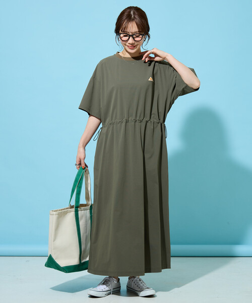 ワンピース 限定展開 KELTY × FREAK'S STORE/ケルティ 別注 4wayストレッチ ウエストドローコード ワンピース（吸水速乾）の画像