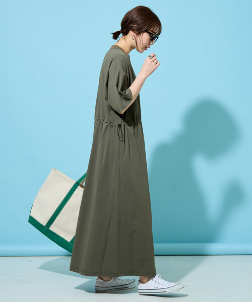 ワンピース 限定展開 KELTY × FREAK'S STORE/ケルティ 別注 4wayストレッチ ウエストドローコード ワンピース（吸水速乾）の画像