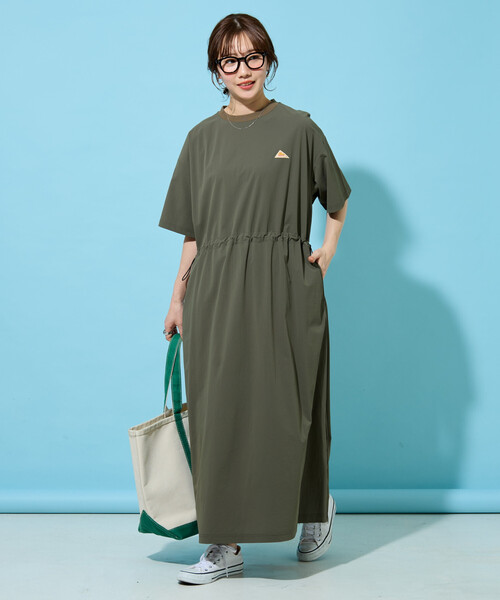 ワンピース 限定展開 KELTY × FREAK'S STORE/ケルティ 別注 4wayストレッチ ウエストドローコード ワンピース（吸水速乾）の画像