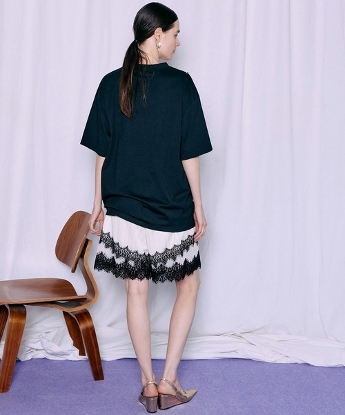 パンツ Shadow Stripe Lace Shorts/シャドーストライプレースショートパンツ レディースの画像