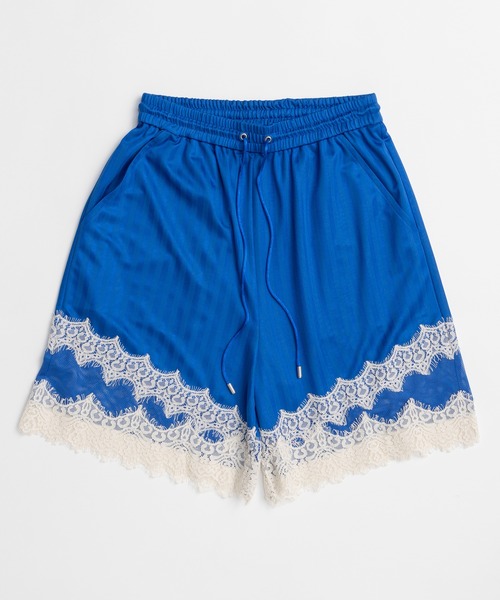 パンツ Shadow Stripe Lace Shorts/シャドーストライプレースショートパンツ レディースの画像