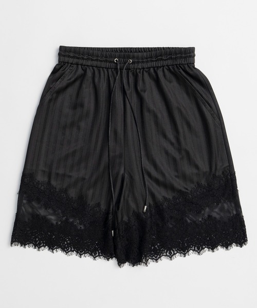 パンツ Shadow Stripe Lace Shorts/シャドーストライプレースショートパンツ レディースの画像