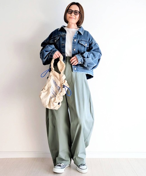 「notch.」 パンツ M ライトグリーン レディース_画像2