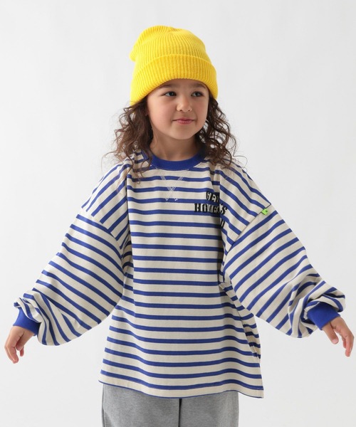 「GEORGE'S」 「KIDS」長袖カットソー 110cm ブルー キッズ_画像3