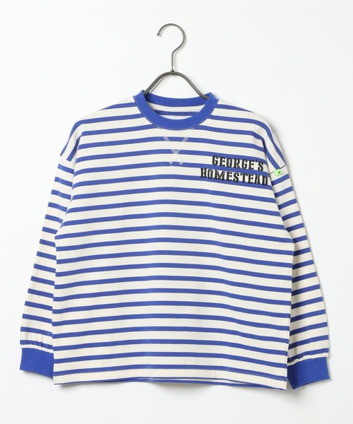 「GEORGE'S」 「KIDS」長袖カットソー 110cm ブルー キッズ_画像9