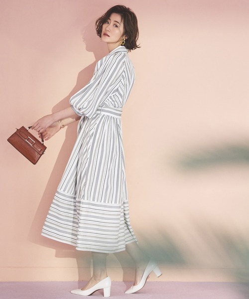 「RUIRUE BOUTIQUE」 長袖ワンピース S ホワイト レディース_画像6