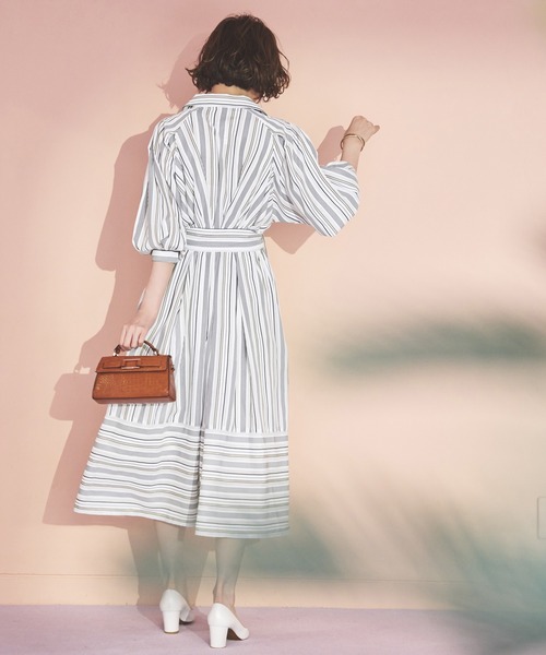 「RUIRUE BOUTIQUE」 長袖ワンピース S ホワイト レディース_画像9