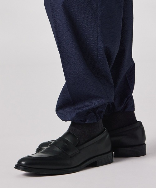 PS Paul Smith ワイドパンツ カーゴパンツ シャイニーシアサッカー
