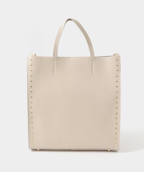 ハンドバッグ AULENTTI スタッズスクエアバッグ : ZOZOTOWN Yahoo!店