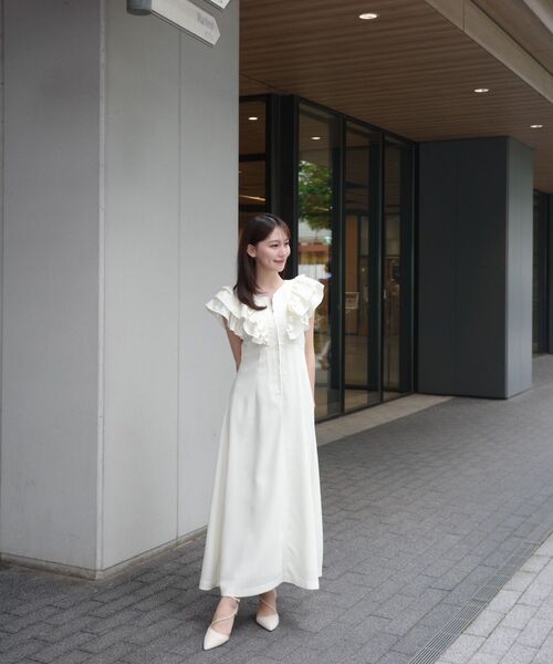 cle blatt ワンピース 夏 フリルジップワンピース : ZOZOTOWN Yahoo!店