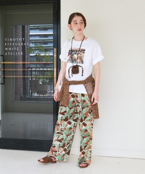 George's パンツ プリントイージーパンツ レディース : ZOZOTOWN Yahoo
