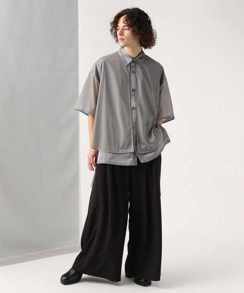 HARE（ハレ） 半袖シャツ SMALL ブラック メンズ : ZOZOTOWN Yahoo!店 