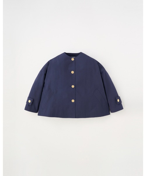 「Traditional Weatherwear」 ノーカラージャケット 30 ブラック レディース_画像4