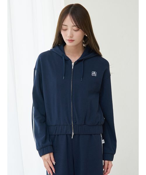 SNIDEL（スナイデル） ジップアップパーカー ONE SIZE グレー