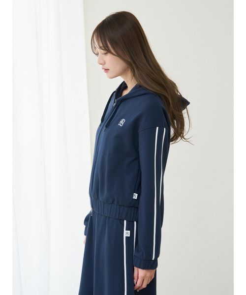 SNIDEL（スナイデル） ジップアップパーカー ONE SIZE グレー