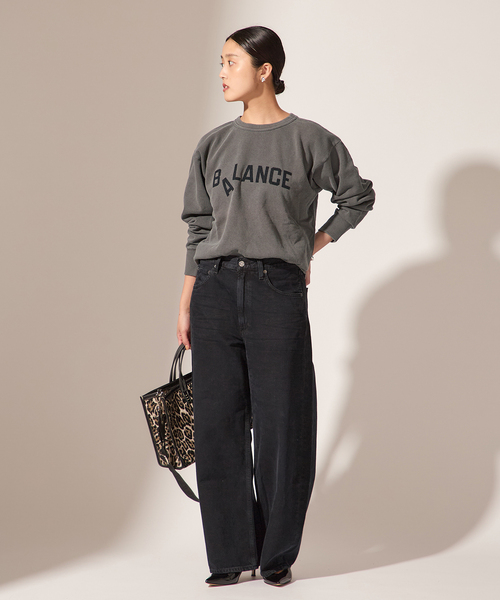 「MIXTA」 スウェットカットソー MEDIUM アイボリー レディース_画像2
