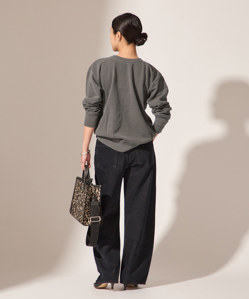 「MIXTA」 スウェットカットソー MEDIUM アイボリー レディース_画像3