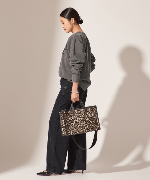 「MIXTA」 スウェットカットソー MEDIUM アイボリー レディース_画像4