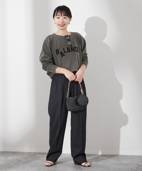 「MIXTA」 スウェットカットソー MEDIUM アイボリー レディース_画像6