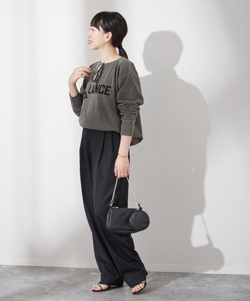 「MIXTA」 スウェットカットソー MEDIUM アイボリー レディース_画像7