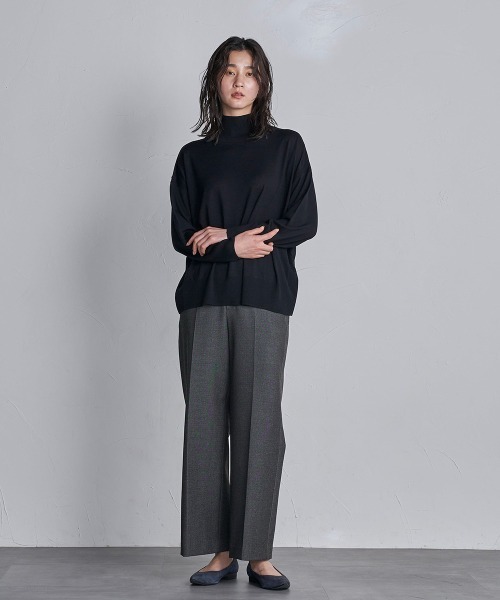 「la.f…」 デニムパンツ 7号 ネイビー レディース_画像6