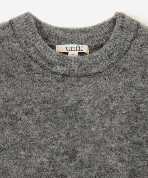 「UNFIL」 半袖ニット 1 ベージュ レディース_画像4